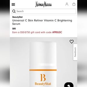 BeautyStat Universal C Skin Refiner - White and Orange